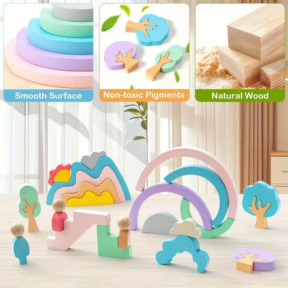 Houten Fantasiebouwset – 46-delig