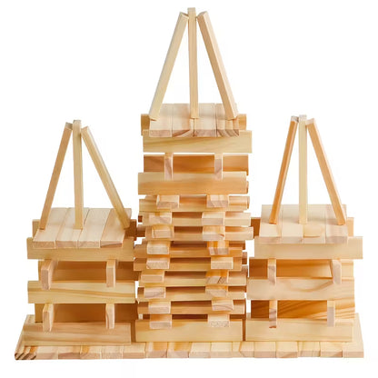 Houten bouwblokken