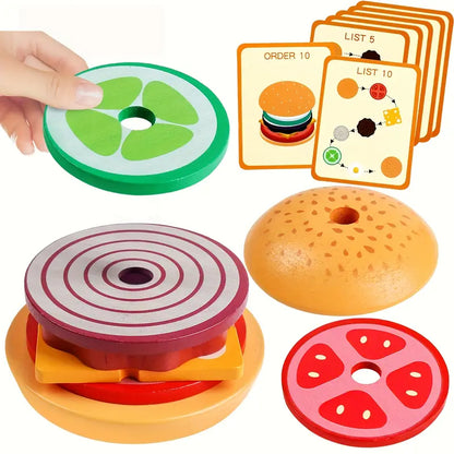 Stapelbare Hamburger Speelset